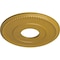 Ekena Millwork Bradford Ceiling Medallion (Canopies up to 6 5/8"), 12 1/2"OD x 3 7/8"ID x 3/4"P, Iridescent Gold CM12BRIGS - alternate 2